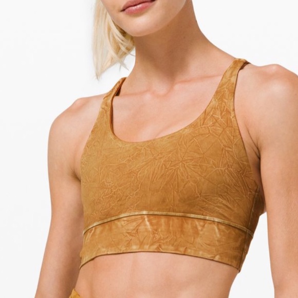 Lululemon Energy Bra Dyed Long Line Sports Bra 14 - Picture 3 of 10